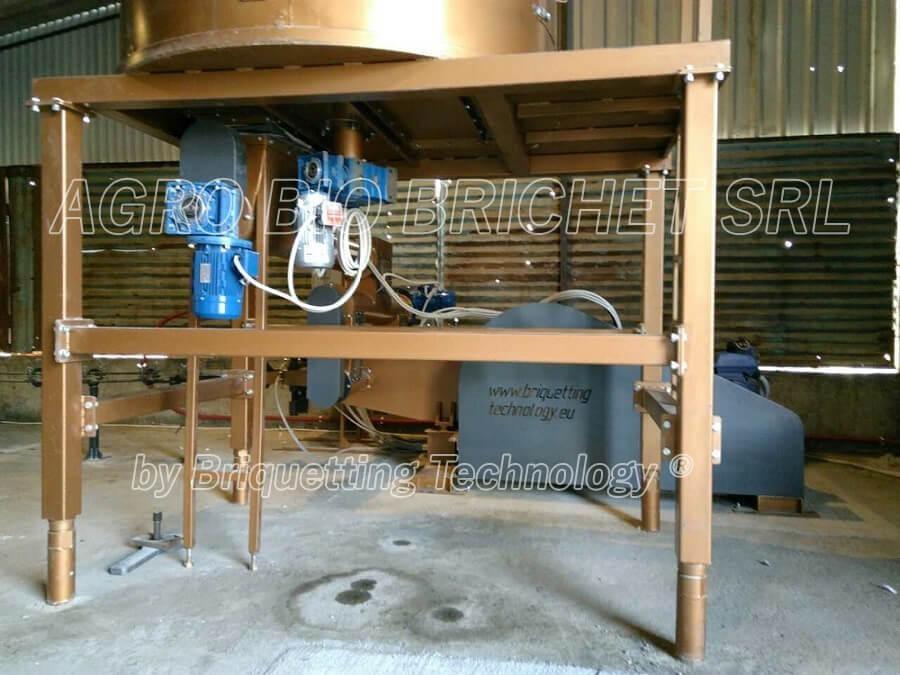 Straw briquettes factory